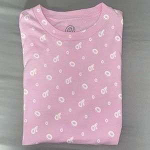 Pink Odd Future Patterned Donut Tee